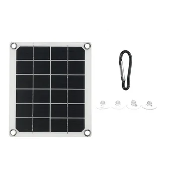 

20W DC5V Automotive Flexible Energy Saving Solar Panel Single Crystal Solar Panel Charging Phone Battery Charger 5V USB 2.0 Port