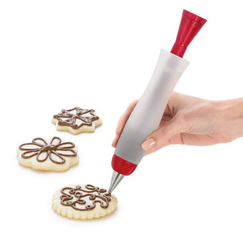 

Pastry Icing Pen Cookie Icing Piping Pastry Nozzle Fondant Cake Cream Syringe Tips Muffin Dessert Decorators Kitchen Accessories