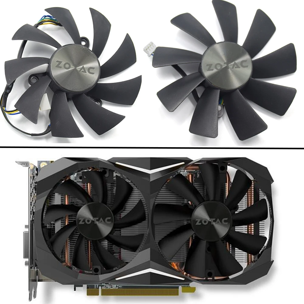 GA92S2H 100 мм GAA8S2H GAA8S2U GTX1070TI мини вентилятор охлаждения для ZOTAC GTX 1080 Ti Mini 1070 MINI 1060 AMP