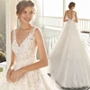 Wedding Dress 2024 Luxury Sexy V-neck Court Train Backless Ball Gown Princess Backless Wedding Dresses Custom Size Customized 1