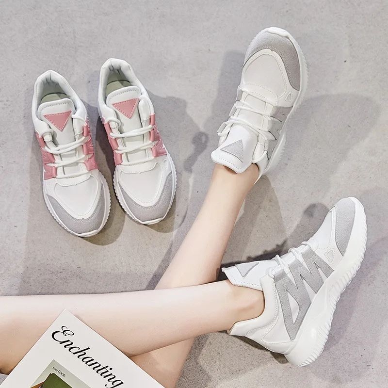 

Dad Shoes Women's Autumn New Style Summer Versatile Thick Bottomed Running Casual Sports INS Breathable Students Fashion Trendy
