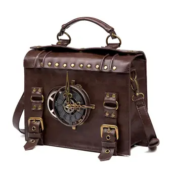 

2019 New Steampunk Bag Single-shoulder Bag Crossbody Bags Multifunctional Pocket Women Bags