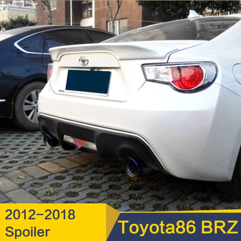 Используется для Toyota GT86 Subaru BRZ Спойлер ABS Материал заднее крыло автомобиля с