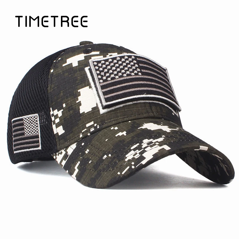 Камуфляжные бейсболки с флагом США Snapback, регулируемая Женская шляпа, хип-хоп gorras hombre, уличная мужская бейсбольная шляпа bone Gorras