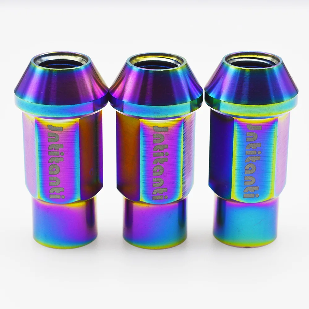 

cone seat open end Gr5 titanium hub nuts m12*1.5*45mm
