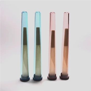 

Wholesale 300pc acrylic weed cigarette storage bottle, cone-shaped cigarette manual cigarette storage