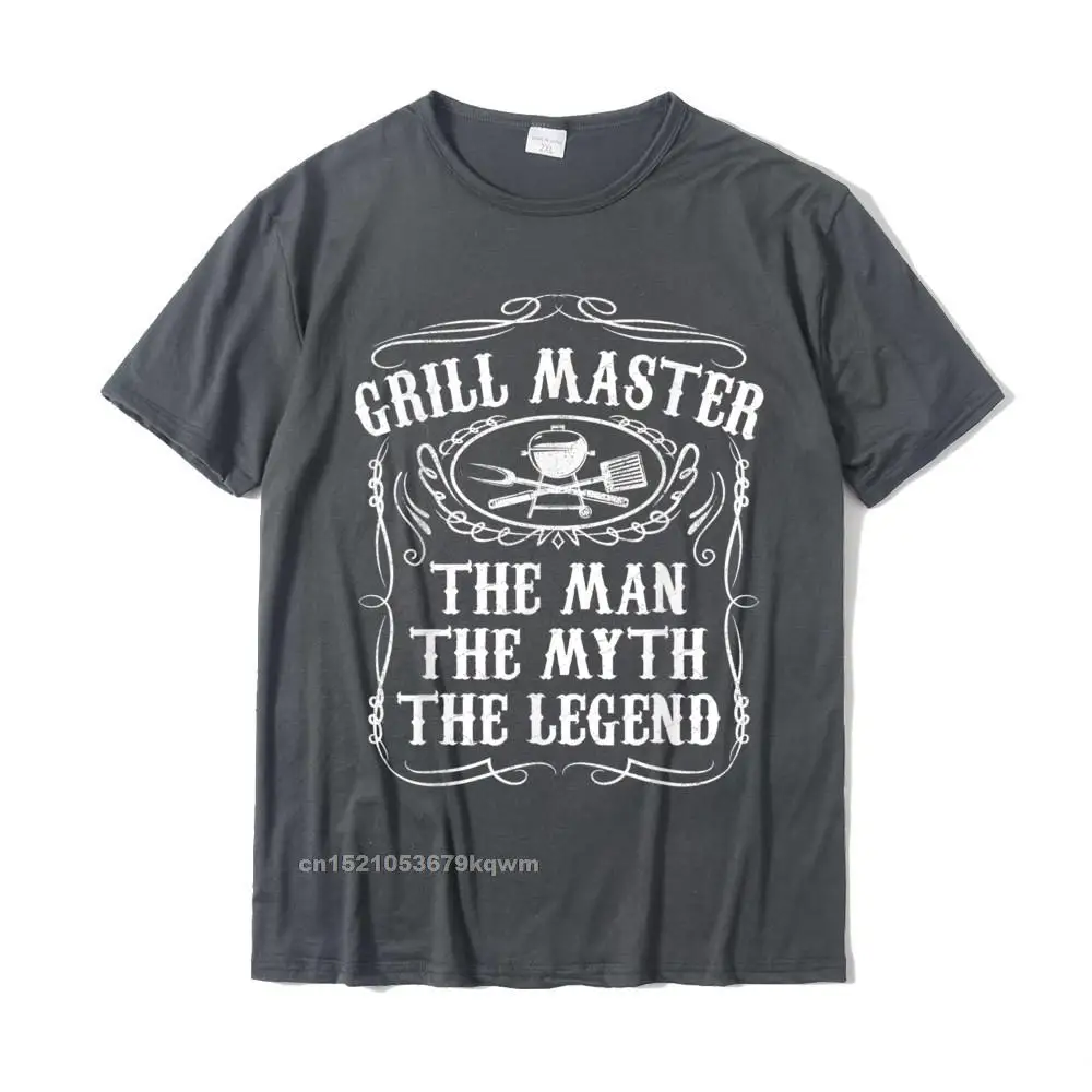 Tops Shirt Design NEW YEAR DAY Family Family Short Sleeve 100% Cotton Fabric O-Neck Men's Tshirts Family Tops Shirt Grill Master The Man The Myth Legend Funny BBQ Smoker Gift T-Shirt__4565 carbon