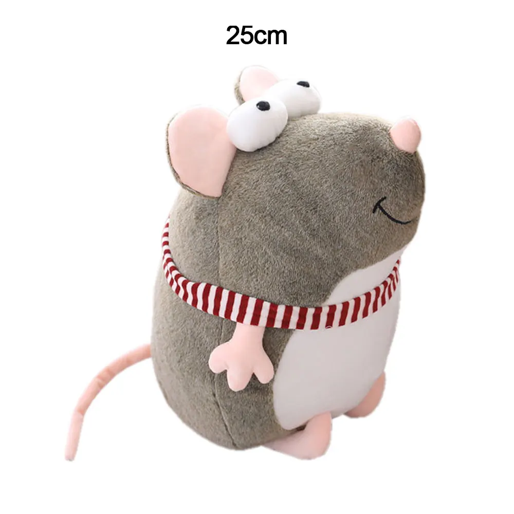25 см мягкие большие глаза крыса Плюшевые игрушки мультфильм животных забавная Мышь Мягкая кукла украшение дома детский подарок на день рождения