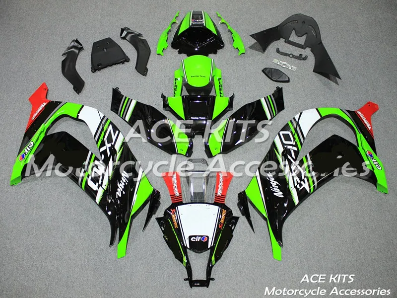 Мотоциклетный обтекатель abs для kawasaki Ninja ZX-10R 2011 2012 2013 впрыска Bodywor любого цвета, подходят к любому у ACE № 181