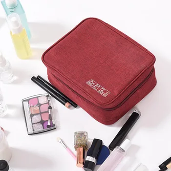 

New style cosmetic bag, cation square bag, washing bag, ladies and men's travel goods storage bag