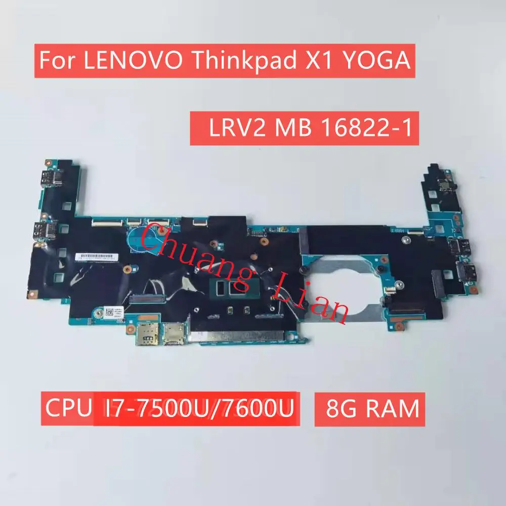 Материнская плата для ноутбука LENOVO Thinkpad X1 YOGA 2nd Gen с центральным процессором