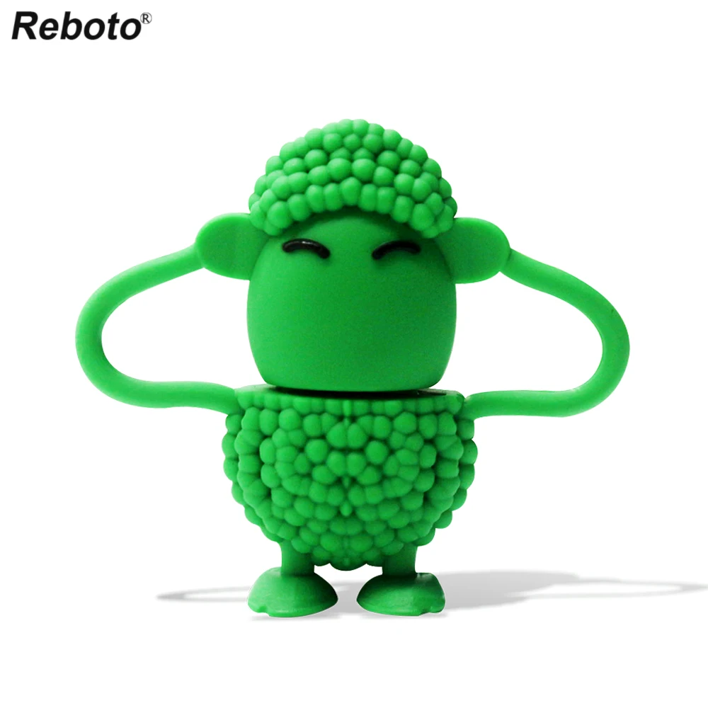 USB флеш-накопитель с животными из мультфильмов, 64 ГБ, 32 ГБ, 16 ГБ, 8 ГБ, милая цветная карта памяти с овцами, u-диск, флеш-накопитель, накопители для ПК
