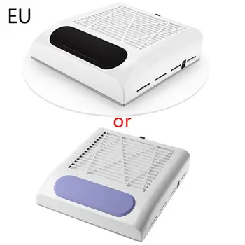 

US EU 80W Nail Dust Suction Fan Collector Manicure Machine Vacuum Cleaner