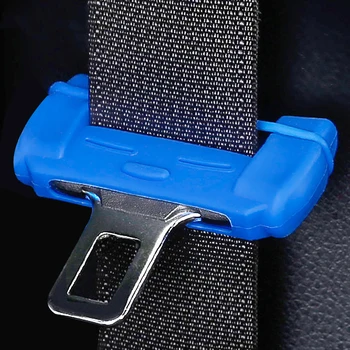

Universal Car Safety Belt Buckle Protector Silicon Anti-Scratch Seat Belt Buckle Clip Interior Button Case Anti-Scratch Cover