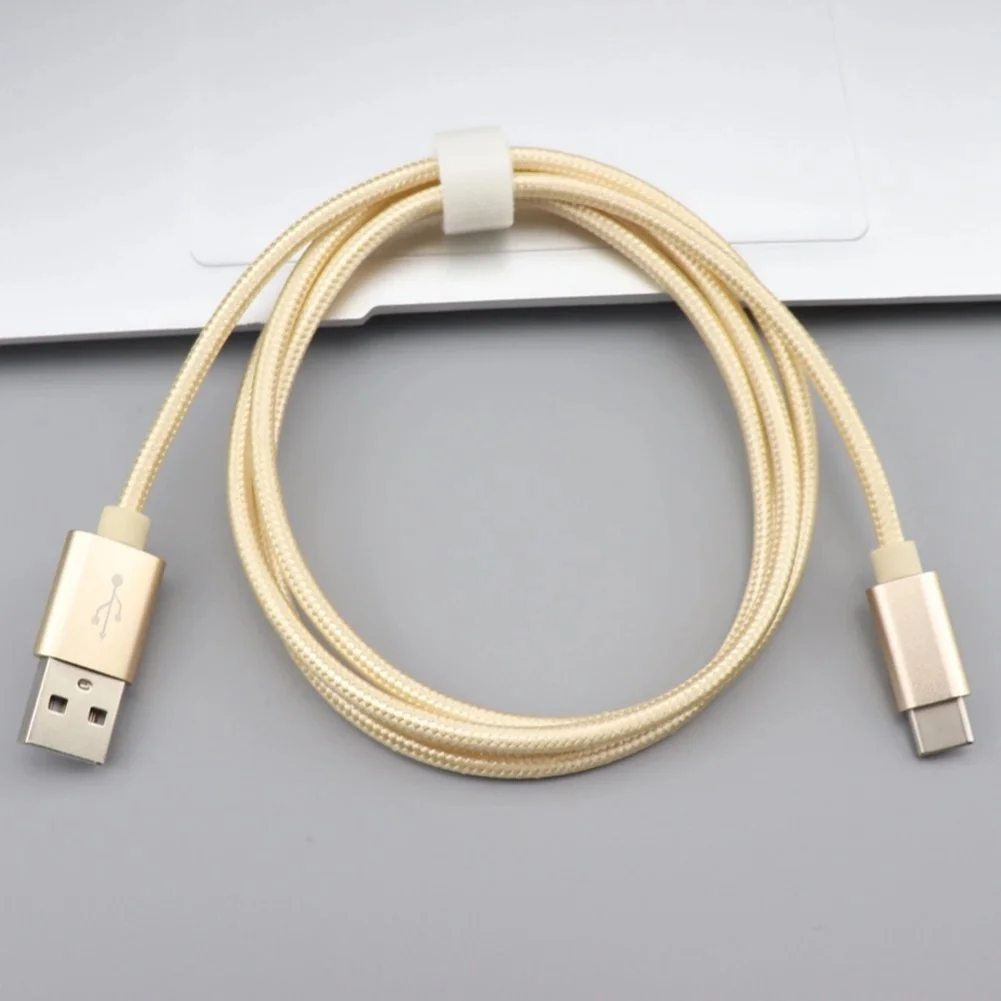 1 м нейлоновый Плетеный Кабель USB 3,0 type-C для быстрой зарядки и передачи данных для Android, кабель для зарядки мобильных телефонов, кабель для передачи данных, микро зарядное устройство