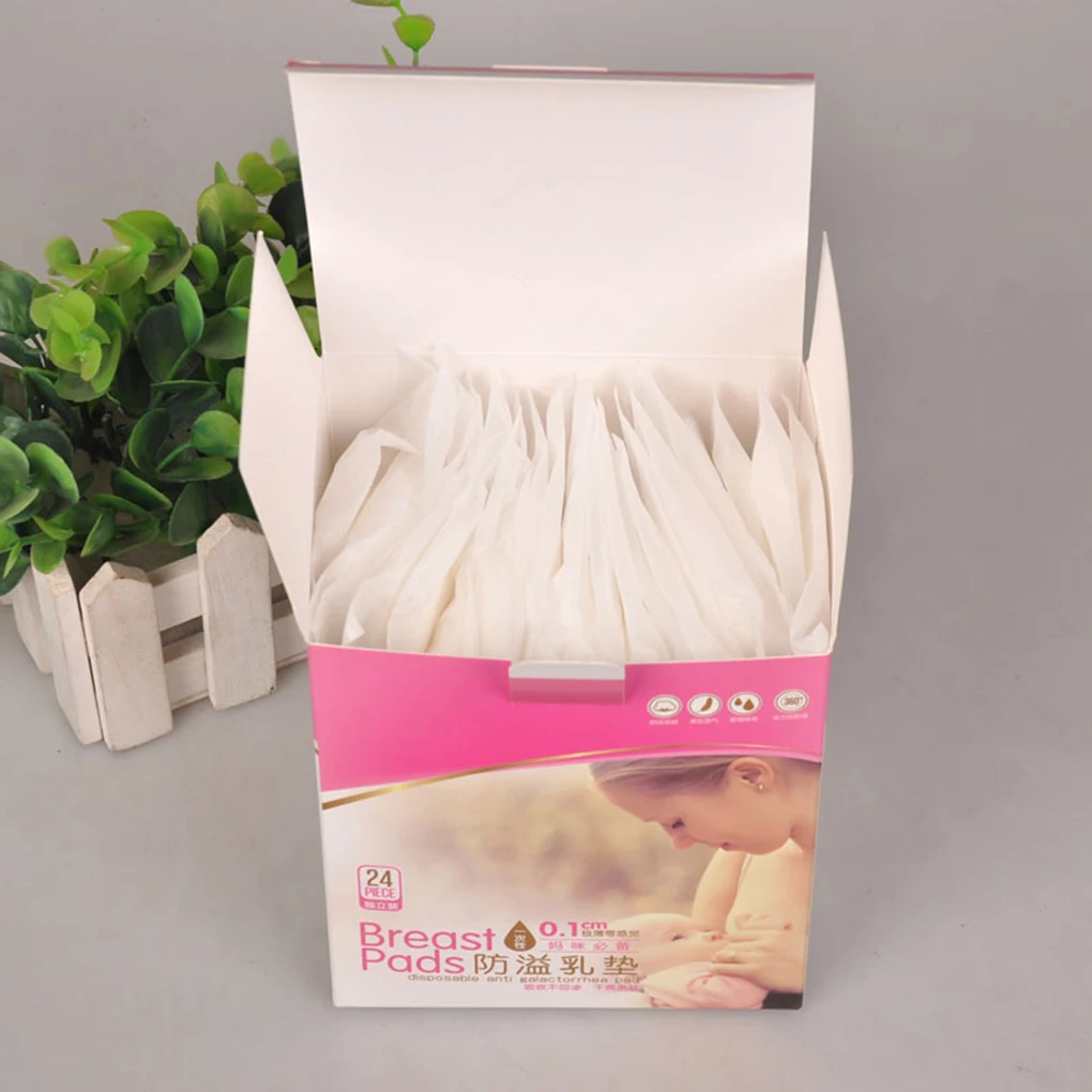 24 шт./кор. одноразовые вкладыши для бюстгальтера анти-переполнения Breastpad послеродовой Бюстгальтер для кормления внутренняя s - Цвет: 24pcs