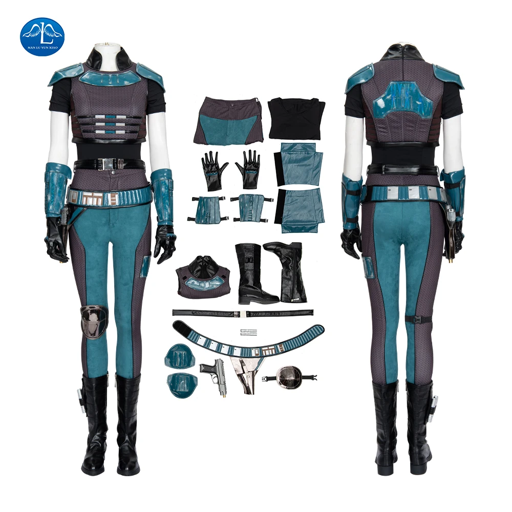 Cara Dune Cosplay Costumes Outfits Uniform Full Suit Halloween Carnival