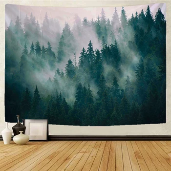 

The forest, the trees tapestry Indian Mandala Hippie Macrame Tapestry Wall Hanging Boho decor Psychedelic Witchcraft Tapestry