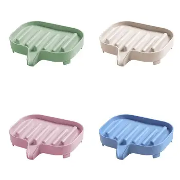 

Bathroom Soap Holder Drain Case Flexible Washroom Soap Dish Storage Holder Rack Soapbox Plate Tray Drain Soap Storage Case