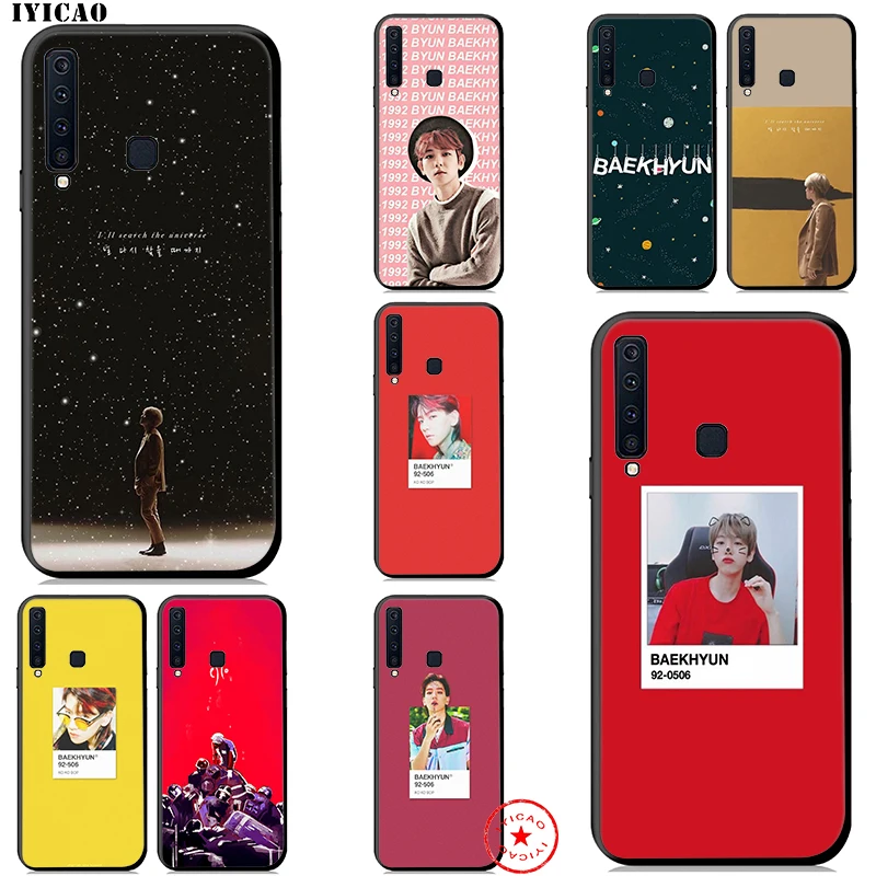 IYICAO Baekhyun Exo Soft Case for Samsung Galaxy A9 A8 A7 J6 A6 Plus 2018 A3 A5 2016 2017 Silicone TPU |