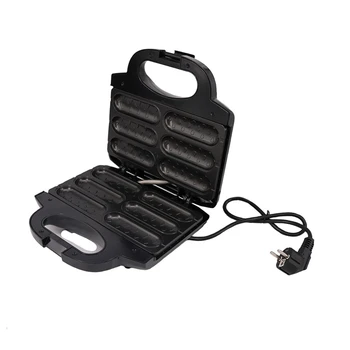 

Electric Hot Dog Waffle Maker Non-Stick Coating Waffle Sausage Roasting Machine Breakfast Barbecue with EU Plug