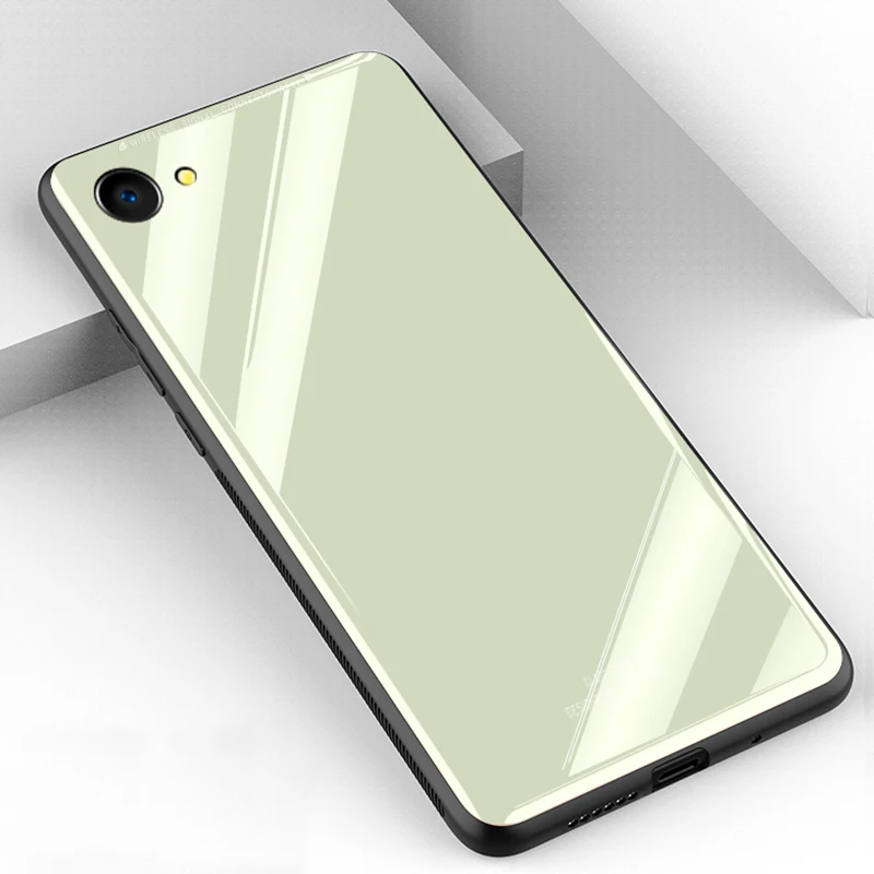 Супер покрытие чехол из закаленного стекла для Vivo Y55 Y66 Y67 Y75 Y81 Y83 Y91 простой