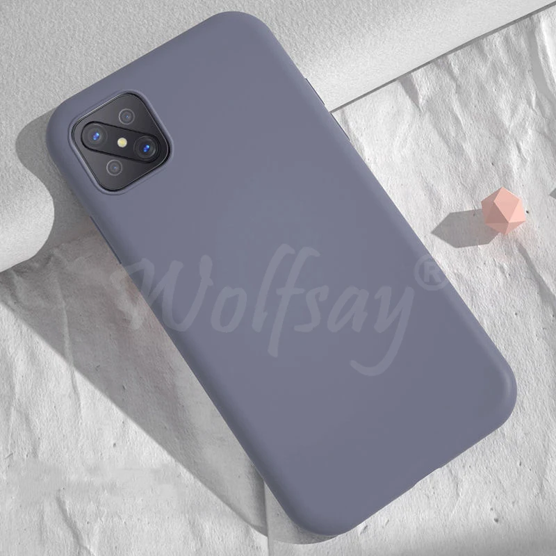 

Женская задняя крышка из углеродного волокна для Oppo Reno4 Z, однотонная жидкая задняя крышка для Oppo Reno 4 Z, задняя крышка для Oppo Reno 4Z