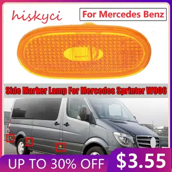 

New Car Light Side Marker Lamp Turn Signal For Mercedes For Benz Sprinter W906 2006+ Car Shape Amber Side Lamp Light