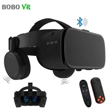 BOBO VR Z6, беспроводные Bluetooth 3D очки, виртуальная реальность для смартфона, стерео гарнитура VR, картон для iPhone, Android