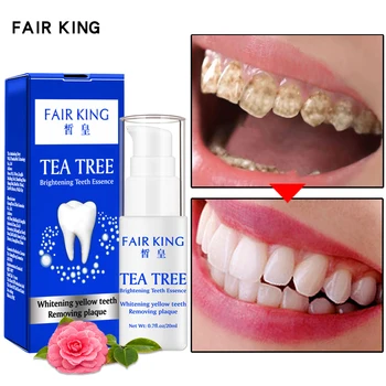 

Tea Tree Teeth Whitening Essence Powder Oral Hygiene Cleaning Serum Removes Plaque Stains Tooth Bleaching Dental Tool Toothpaste