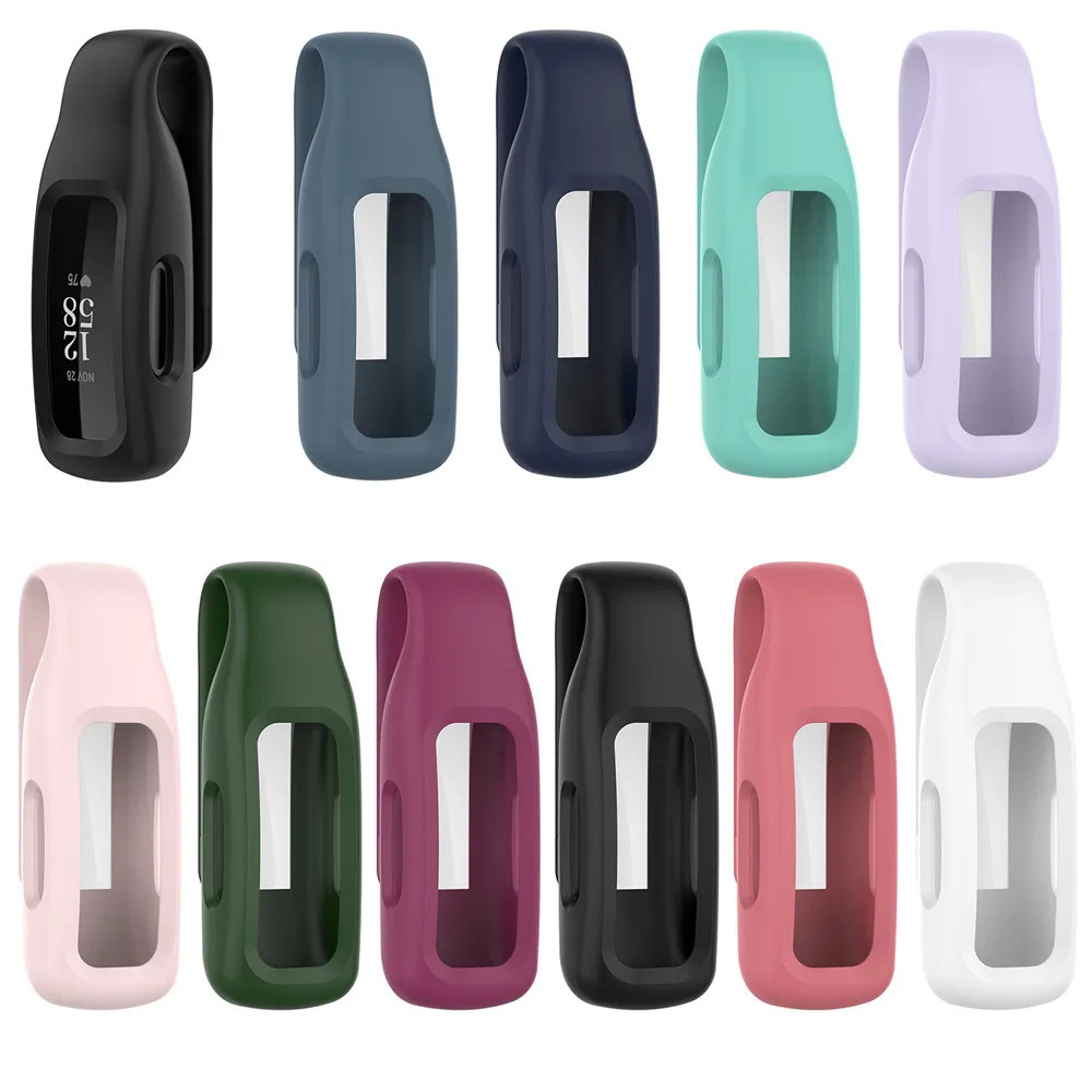 Magnetic Metal Steel Clasp Clip Silicone Pocket Holder For Fitbit Alta Tracker 