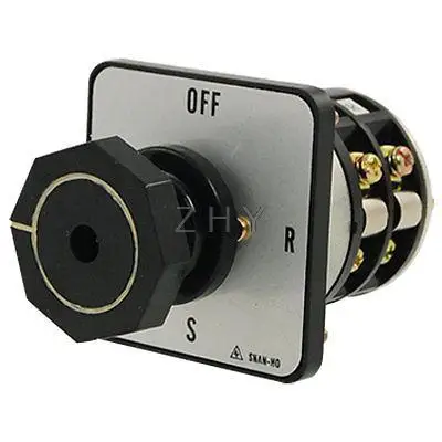 

OFF-T-S-R Position Rotary Selector Universal Changeover Switch