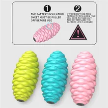 Электрический массажер для фитнеса, йоги, роликовый Массажный мяч для мышц, для фитнеса, расслабляющий, снимающий давление, Электрический массажер