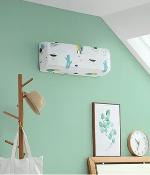 

Air Conditioning Cover Home Decor Air Conditioner Waterproof Cleaning Cover Washing Anti-Dust Cleaning Cover 1PC