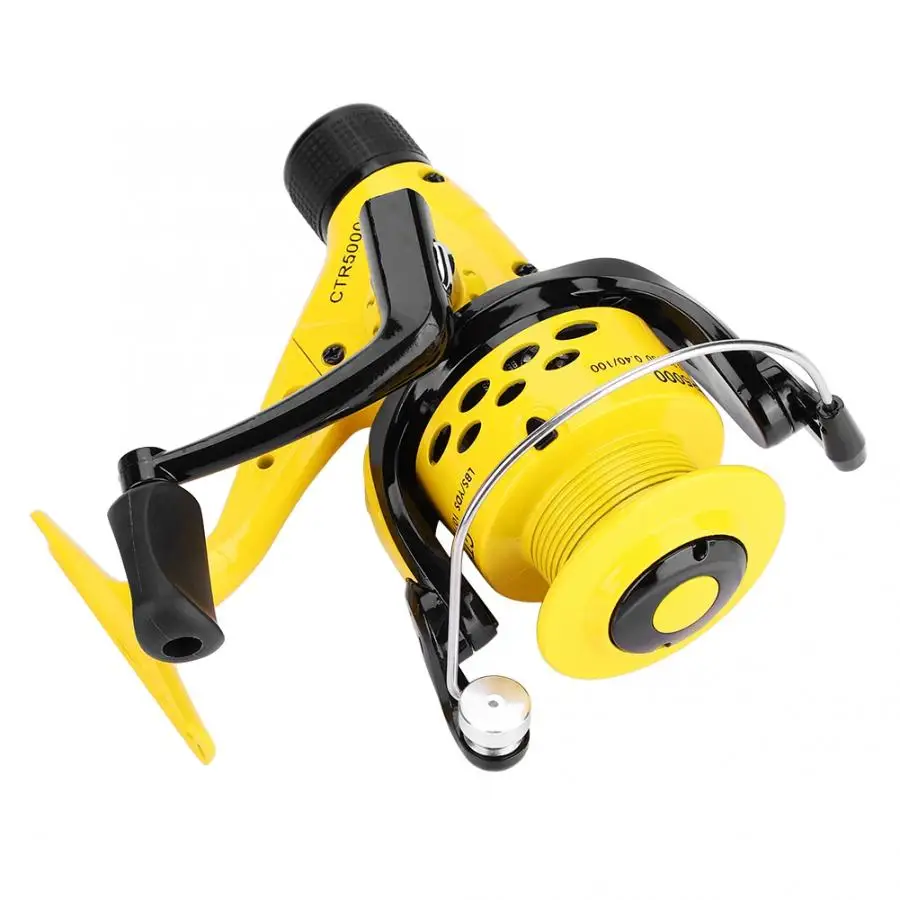 2000-7000 12+BB 5.5:1 Fishing Reel Foldable Left/Right Hand Rocker Fish Spinning Wheels Outdoor Fishing Accessories