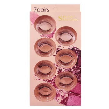 

7 Pairs Mink Eyelashes Natural Stereoscopic False Eyelashes Fluffy Lashes Extension 3D Volume Lashes Makeup Tools