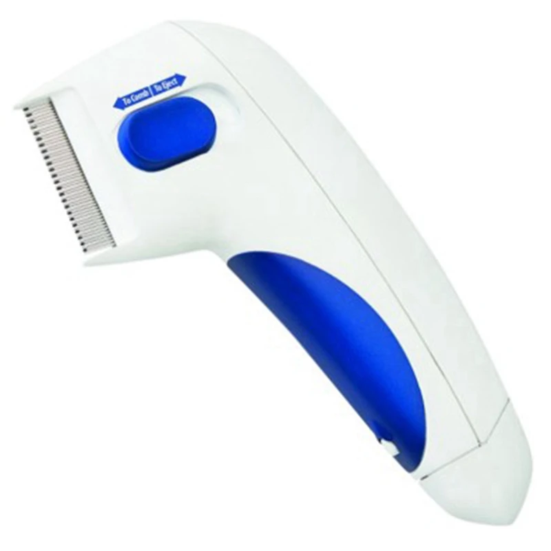 

New Pet Flea Cleaner Comb Electric Pet Dog and Cat Mites Flea Cleaning Brush Pet Convenient White Brush Comb Dog Supplies