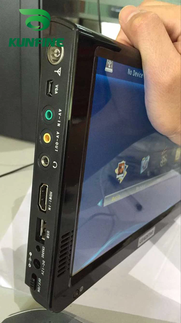  KUNFINE 10INCH DVB-T2 H265 HEVC AC3 decoder portable TV PVR multimedia player simulation kitchen be - 4000272761028