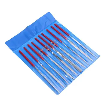 

10pcs 140mm Metal Polished Needle Guitar Fret Saddle Nut Files Set DIY Rasp Grinding Knife Maintenance Hand Tools
