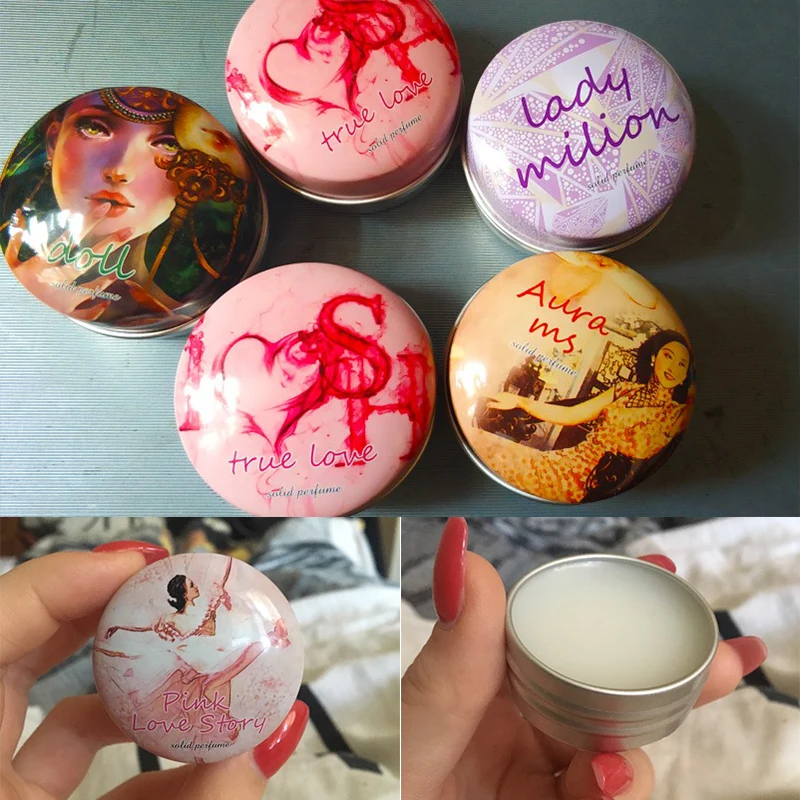1PC 15g Solid Perfume for Men Women Floral Portable Round Box Solid Perfume Edt Ept Balm 1 1PC 15g Solid Perfume for Men Women Floral Portable Round Box Solid Perfume Edt Ept Balm 4