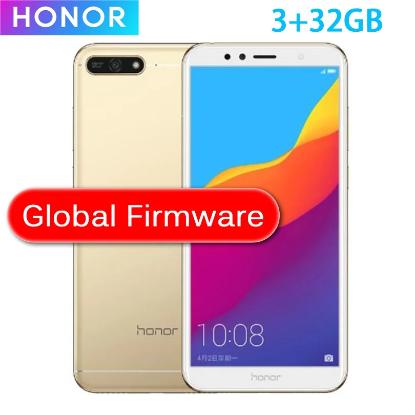 Телефон Honor 7A Play 5 7 дюймовый экран 2 ГБ 32 Snapdragon 430 восемь ядер передняя камера 0.0 Мп