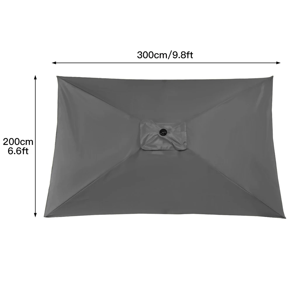 Canopys Rainproof UV-protected And Breathable Polyester Cloth Garden Square 2x3M Outdoor Replace Umbrella without bone and stand