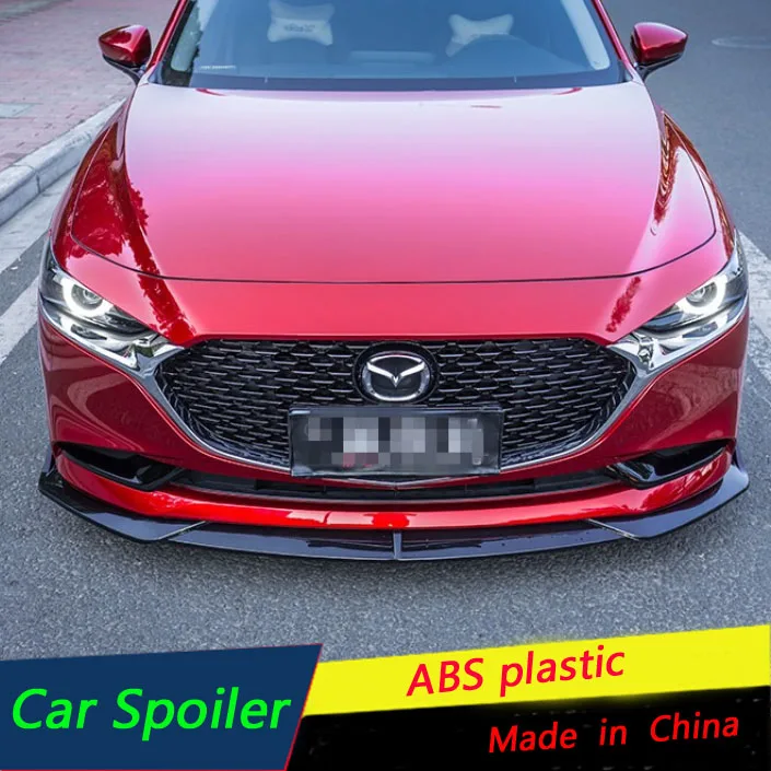 Для Mazda 3 передний бампер диффузор задний спойлер подходит для 2020 новый