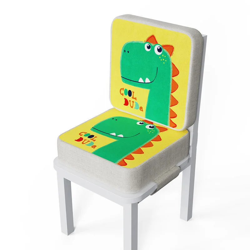 KidsDiningCushionChildrenIncreasedChairPadAdjustableRemovable