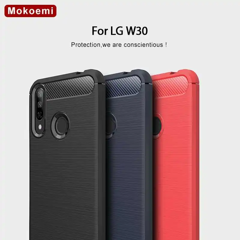

Mokoemi Fashion Shock Proof Soft Silicone 6.26"For LG W30 Case For LG W30 Cell Phone Case Cover