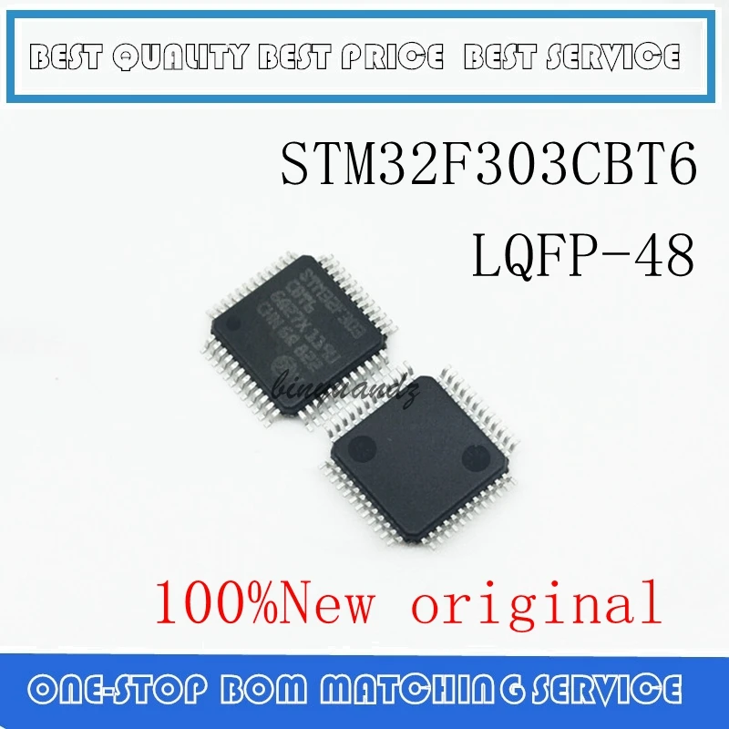 

5PCS~10PCS STM32F303CB STM32F303CBT STM32F303CBT6 LQFP-48 100% New original