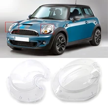 1 Pair Headlight Cover Clear Lens Left & Right 1305630537  63127270023 Replacement for Mini R56 Cooper hatchback 2009-2013