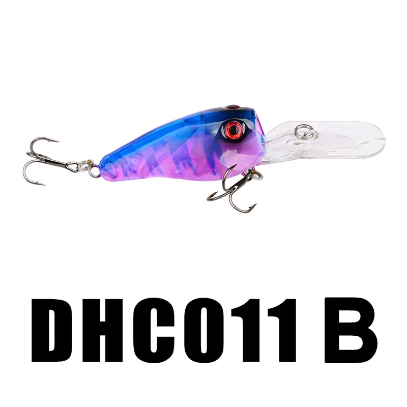 

Fishing Lure Outdoor 6Colors 11.5g/9.5cm Artificial Popper Plastic Hard Bait Wobbler Bionic Bait Bass 6# With Sharp Hook 3D Eyes
