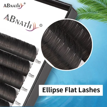 

Abnathy Matte flat ellipse lashes extension individual ellipse flat eyelashes extensions lash extension supplies maquiagem
