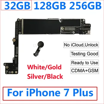 

For iphone 7 Plus Motherboard With Touch ID,Original Unlocked iCloud for iphone 7Plus Mainboard,for iphone 7p Plate